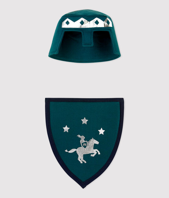 Kit de caballero de algodón verde PINEDE/azul SMOKING